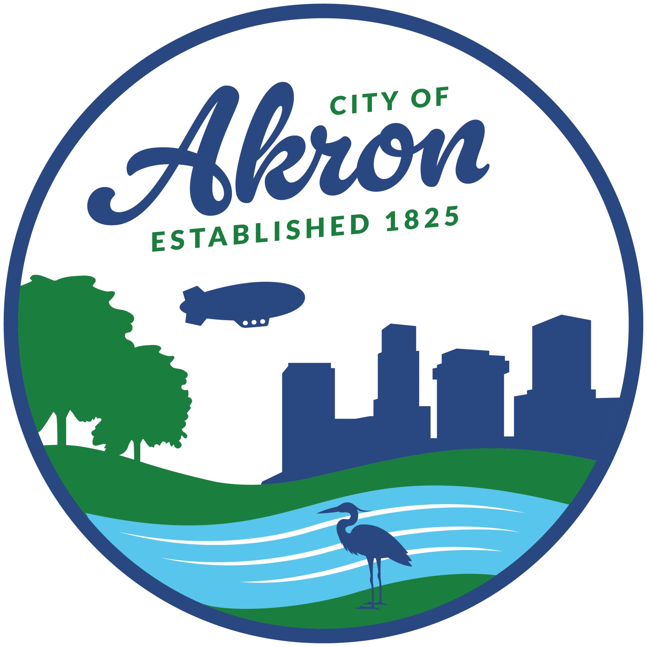 PEG_CityOfAkron_Logo_COA_Primary_Full City of Akron - Horrigan